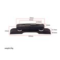 thumbnail image 2 of TABLZONE Coffee Mandolin Guitar Bridge Lightweight Durable with Height Adjustment Knobs for Precise String Action, 2 of 8