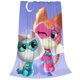 thumbnail image 2 of Manta de dibujos animados SuperKitties para niños y niñas, súper suave, acogedora y cálida, manta de felpa, mantas de franela ligeras y difusas para sofá, cama, viajes y regalos de campamento, 40 x, 2 of 8