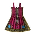 thumbnail image 4 of XFHLMJFF Girls Dresses Baby Traditional Dashiki Floral Print Toddler Strap Sleeveless Backless Birthday Wedding Party Princess Dresses Size 18M-24M, 4 of 9