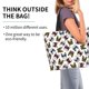 thumbnail image 2 of Fotbe Bulldog Sunglasses Face Bolsa Tote Estética de Lona con Estampado para Mujer - Bolsa Reutilizable de Hombro Casual para Vacaciones, Compras, Trabajo y Gimnasio, 2 of 8
