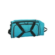 Protege 28-Inch Large Collapsible Rolling Duffel Bag in Teal Color