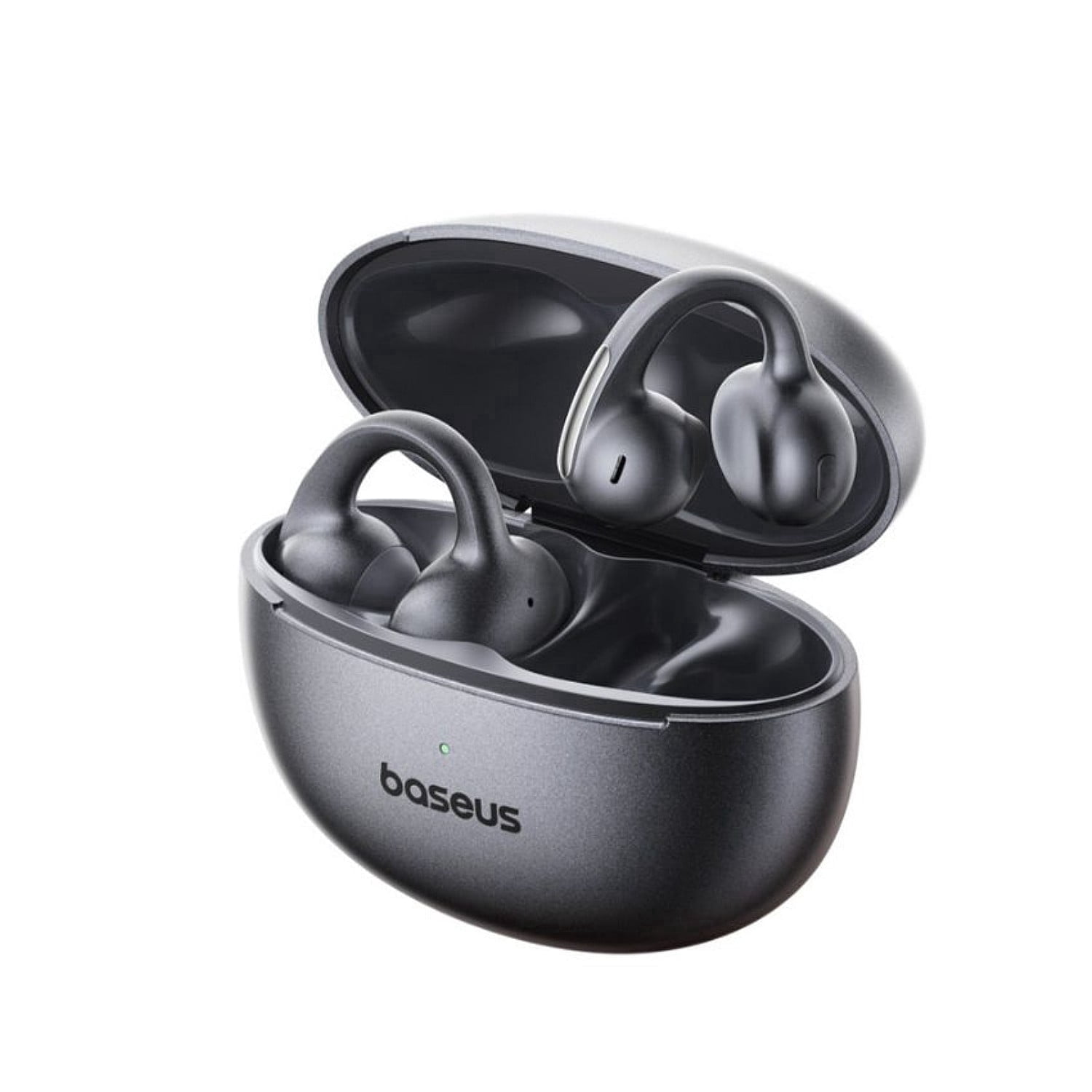 Baseus Open Ear Earbuds, 5g Clip-On Headphones, 40H Playtime,SuperBass 2.0, 4-Mic AI Clear Calls, IP67, Hi-Res LDAC & HiFi4 Acoustic Sound, Bluetooth 6.0, MC1 Pro