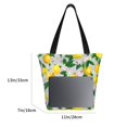 thumbnail image 3 of Bingfone Lemon Seamless Pattern Oil Painting Effect Women Shoulder Tote Bags Casual Bag Ladies Shopping Handbag, 3 of 7