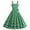 Green, variant on Women Vintage Polka Dot 1950S Rockabilly Halter Audrey Dress Retro Floral Evening Swing Dress Red L