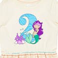 thumbnail image 4 of Inktastic Second Birthday Mermaid Girls Toddler Dress, 4 of 5