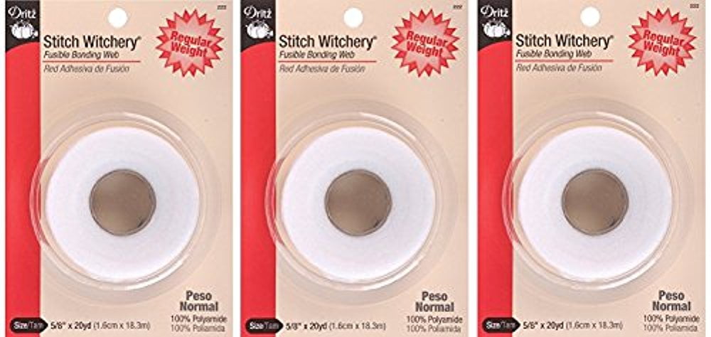Stitch Witchery Fusible Bonding Web Ultra-Light .625"X20yd 072879114133 
