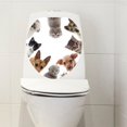 thumbnail image 3 of Bewildely Creative 3D Toilet Stickers Bathroom Decorative Decals Dog Cat Type3 NO3, 3 of 6