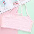 thumbnail image 2 of Mikilon Young Girls Solid Color Soft Comfortable Breathable Children Thin Style Student Bra Underwear, 2 of 7