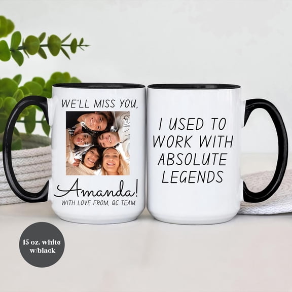 I Used to Work with Legends Custom Retirement Coffee Mug, Funny Coworker Farewell Gift