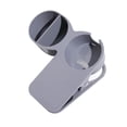 thumbnail image 2 of ABS Drinking Cup Holder Clip Solid Color Heavy Net Bar Computer Duty Multi Grid Home Office Mug Snack Sundries Table Armchair Clamp Grey, 2 of 8
