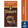 thumbnail image 2 of Baker's Unsweetened Chocolate Premium Baking Bar with 100 % Cacao (4 oz Box), 2 of 3