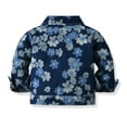 thumbnail image 6 of Odeerbi Baby Boys Girls Coats Outerwear Jackets Fashion Kids Coat Thick Coat Denim Print Jacket Clothes Children's Jacket, 6 of 9