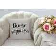 thumbnail image 2 of Choose Happiness Throw Pillow Covers Farmhouse Decorative Square Pillow Covers 18x18 Inches for Farmhouse Home Decor, 2 of 6