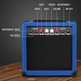 thumbnail image 5 of LyxPro 20W Electric Guitar Amplifier with Built-in Speaker & Headphone Jack, 5 of 5