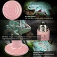 thumbnail image 3 of Simple Deluxe Reptile Heat Lamp 150W Ceramic Heat Emitter Heating Bulb, Brooder Heater for Terrarium Amphibian, 3 of 7