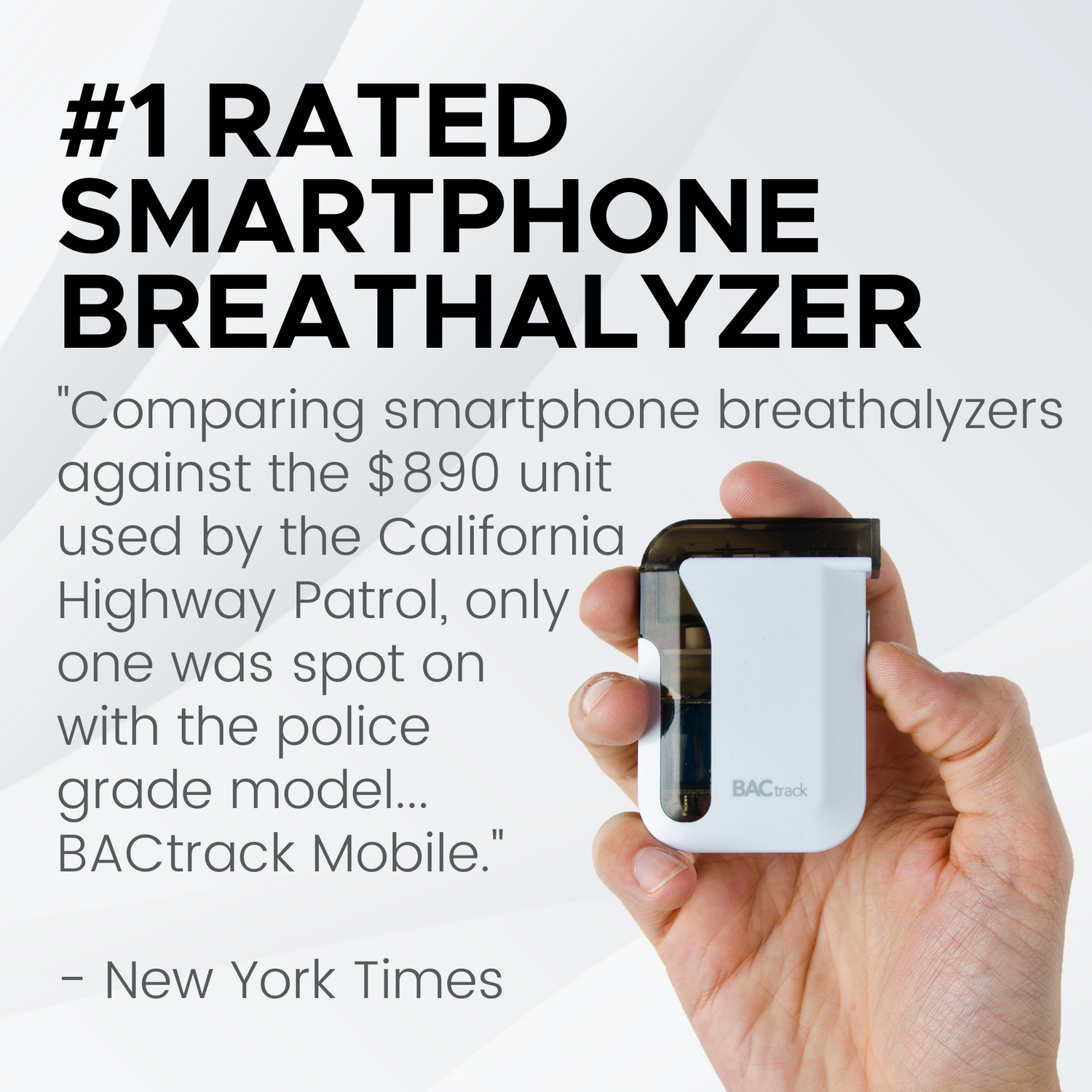 BACtrack Mobile Smartphone Breathalyzer | Professional-Grade Accuracy | Wireless Smartphone Connectivity | Compatible w/ Apple iPhone, Google & Samsung Android Devices | Apple HealthKit Integration - image 5 of 8