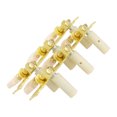 thumbnail image 2 of Graflsoa Pair of Gold Classical Guitar Tuners with Gear-Type Buttons, Metal Alloy Base & Plastic Column, Durable and Easy to Use, Ideal for Guitar Maintenance and Decoration., 2 of 6