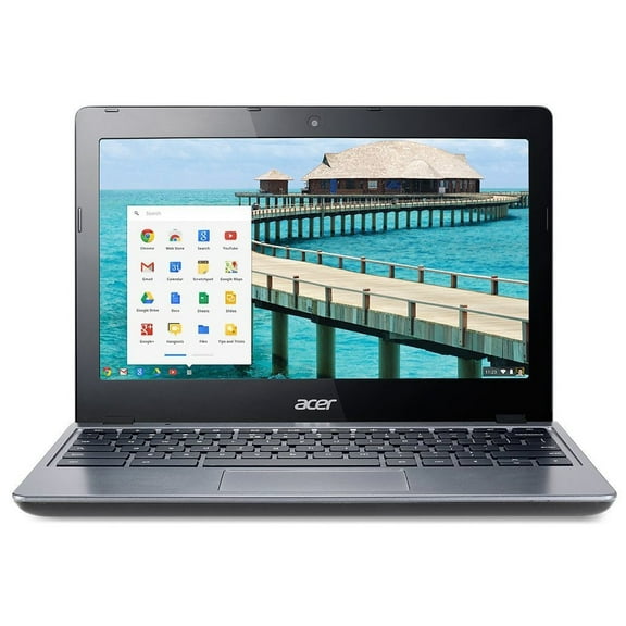 Restored ACER C720 - 280 Chromebook Laptop CELERON 2955U, 1.4 GHZ, 2GB, SSD 16GB, 11.6W, BLUETOOTH, CHROME OS, WEBCAM (Refurbished)