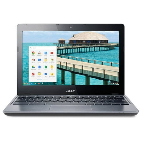 ACER Refurbished C720 - 280 Chromebook Laptop CELERON 2955U, 1.4 GHZ, 2GB, SSD 16GB, 11.6W, BLUETOOTH, CHROME OS,