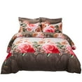 thumbnail image 1 of Dolce Mela DM708Q Ensemble de Housse de Couette, Literie Florale Format Grand Lit, Dolce Mela - Assortiment de Roses DM708Q, 1 of 3