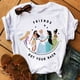 thumbnail image 4 of Camiseta de dibujos animados de Disney para mujer, ropa Y2k de princesa linda, camiseta gráfica Kawaii, de manga corta Camisetas estampadas, camisetas ajustadas, 4 of 5