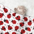 thumbnail image 2 of Disketp Ladybug And Heart Dog Blanket/Bed Cover for Dogs and Cats,Puppy Essentials-Large, 2 of 8