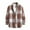 Brown, variant on Mens Flannel Shirts Long Sleeve Button Down Shirt with Pocket Casual Shirts Work Shirts for Men Brown