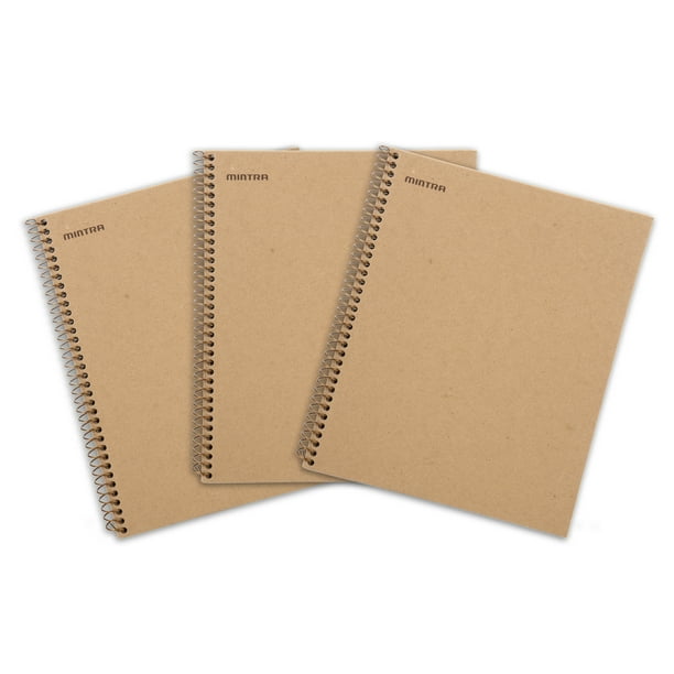 Mintra Office Spiral Sustainable Ecofriendly Notebooks 100 Recycled