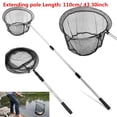 thumbnail image 2 of TELESCOPIC FOLDING FISHING LANDING NET EXTENDING TELE POLE MICRO MESH 3 SECTION, 2 of 12