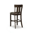 thumbnail image 6 of Linon Mossy Oak Full Back Wood Bar Stool, 30" Seat Height, Dark Walnut with Hand Brushed Black Strokes Finish with Break Up Country Fabric, 6 of 11