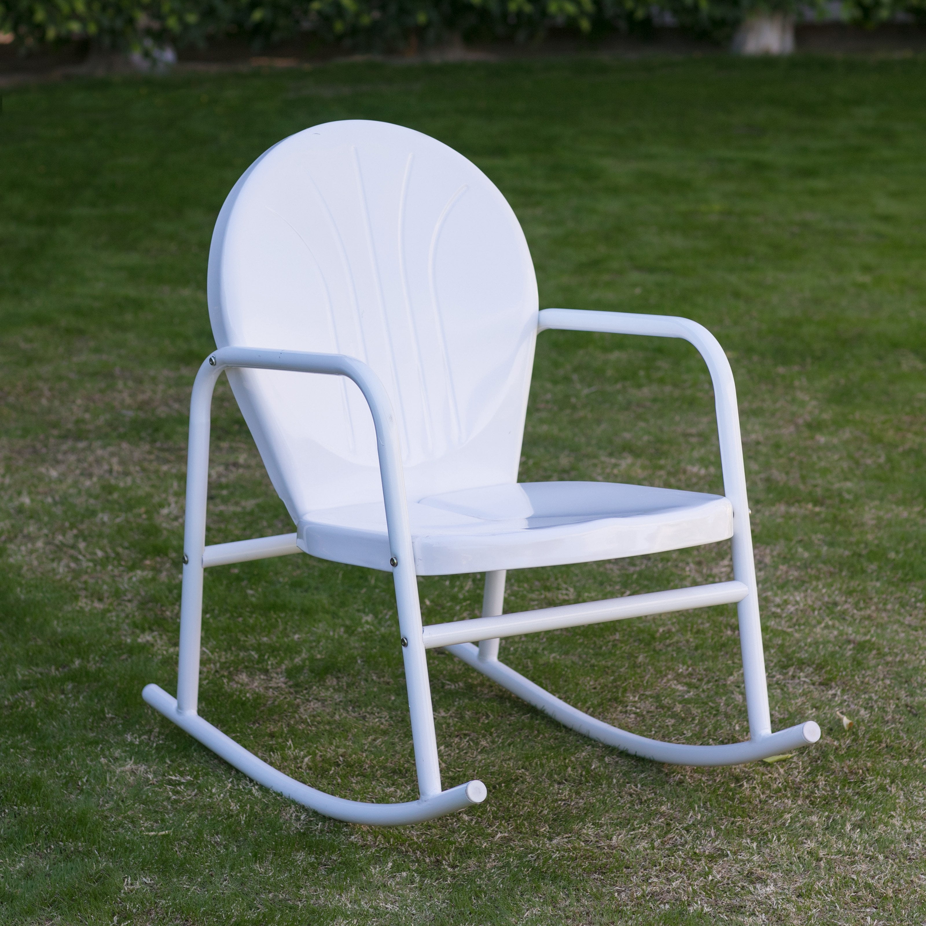 C Coast Retro Vintage Steel Single Rocker Com