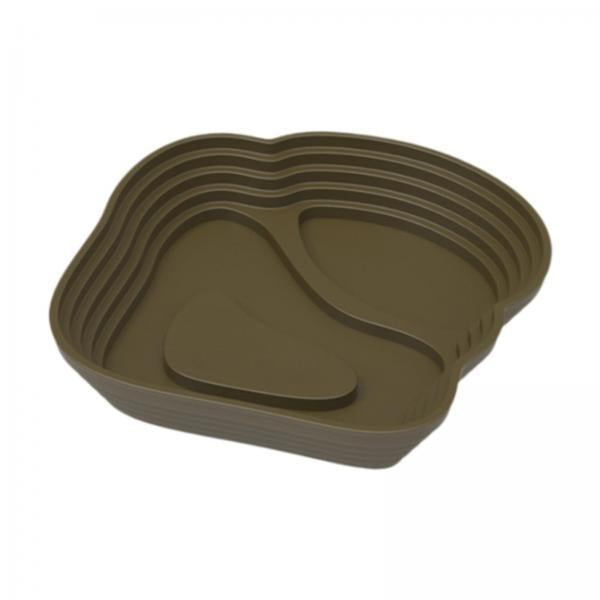 simhoa 5xReptile Feeding Water Bowl Reptile Bathing Pool for Frogs Gecko Pet Supplies Green Small