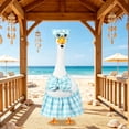 thumbnail image 5 of AuroraX Porch Goose Clothes Set 23" Porch Goose Summer Outfit 17-19 In Hawaiian Bikini Beach Outfit Porch GooseCostume 20 inch Fall Outside Stuff, 5 of 6