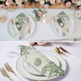 thumbnail image 2 of Sage Green Starfish Cloth Napkins, Coastal Nautical Seahorse Conch Washable and Reusable Dinner Napkins Set of 6, Table Napkin for Kitchen Party Birthday Wedding Hotel Housewarming 20"x20", 2 of 8