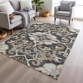 thumbnail image 6 of Dalyn Rugs Machine Washable Indoor/Outdoor Chantille Charcoal 10' x 14' Rug, 6 of 9