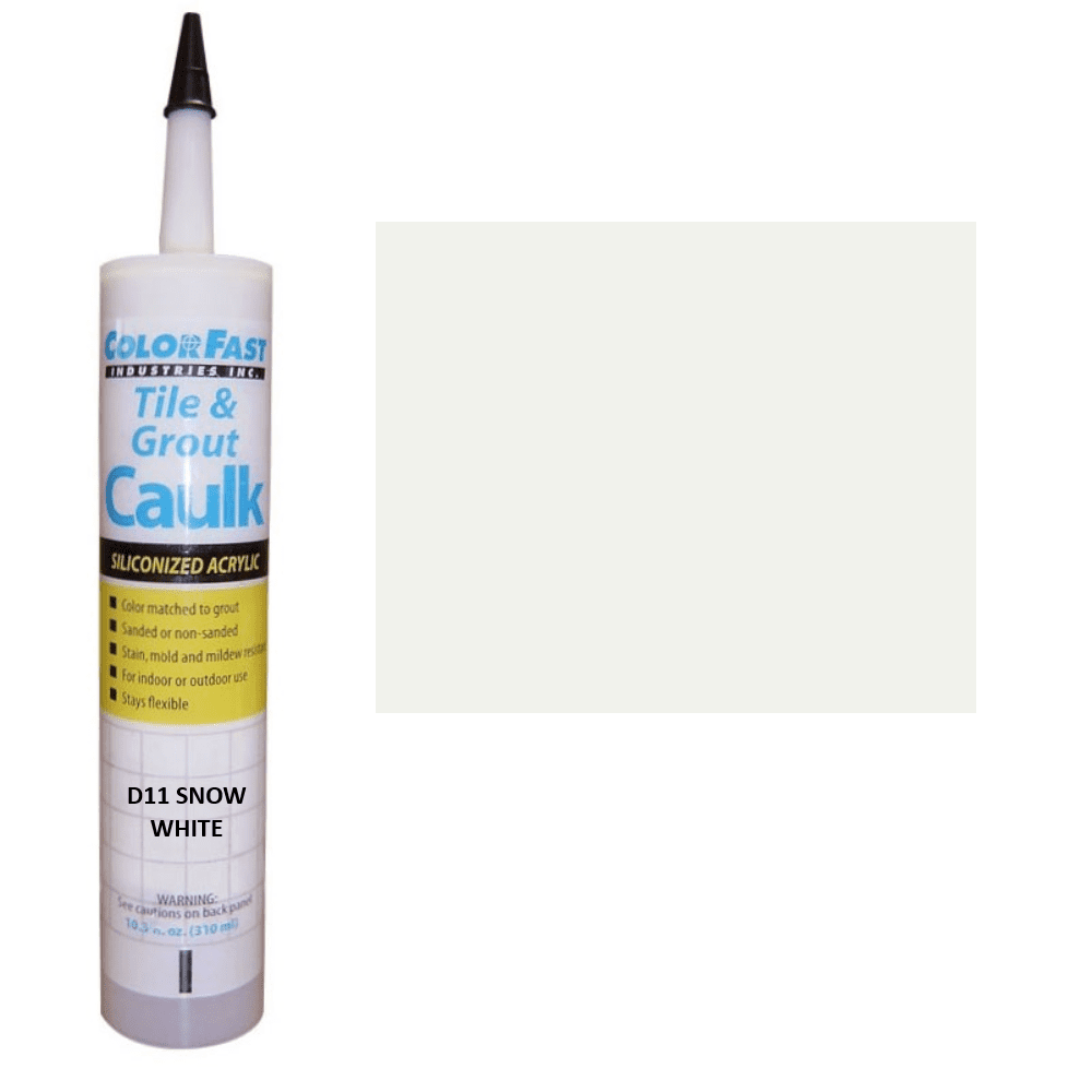 Colorfast Latex Colored Caulk Merkrete Caulk Color Line *Snow White