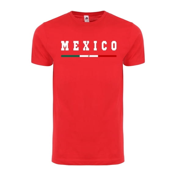 Mexico Flag Graphic T-Shirt WC 2026 – Unisex Fan Apparel Tee - Red - S