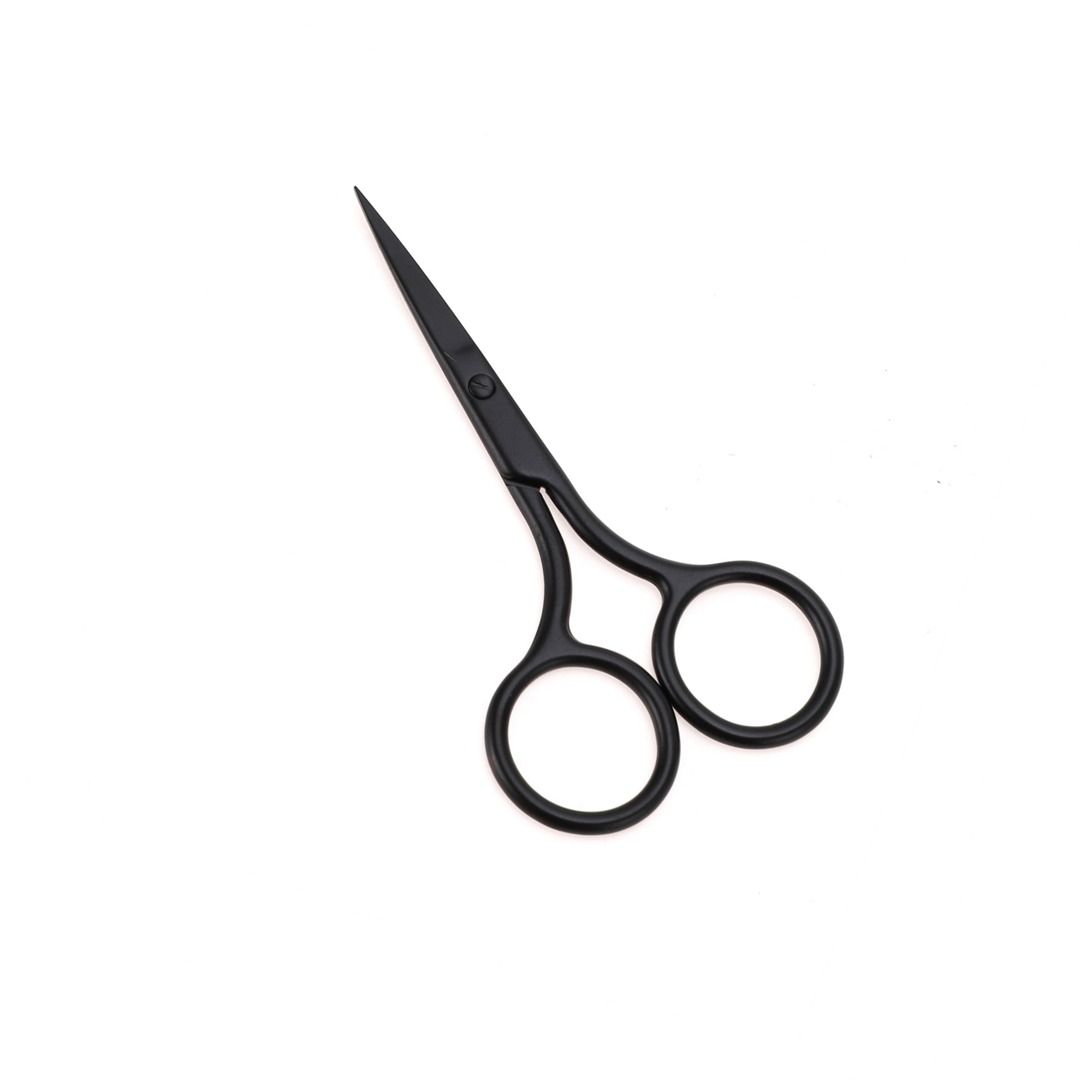 Unique Bargains 1 Pc Fine-edged Scissors Facial Hair Bedroom Black