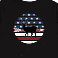 thumbnail image 4 of Inktastic Deer Bow Hunting USA Flag Boys or Girls Long Sleeve Toddler T-Shirt, 4 of 5