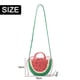 thumbnail image 2 of Bolso de mano de paja con forma de sandía para mujer, bolso de playa de verano, bolso cruzado con asa superior, bolso de mano hecho a mano, 2 of 5
