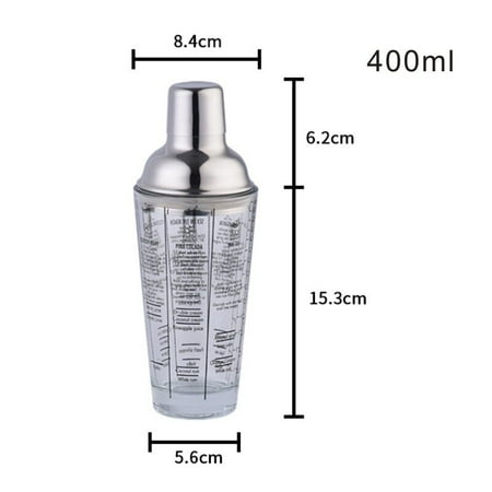 

Liquor Shaker Set Jigger Beverage Bottle Blender Bartender Kit Alcohol Mixer Bar Accessories Cocktail Shaker Wine Stirrer Pour