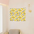 thumbnail image 3 of Hirioo Banana Fruit Print Tapestry Lightweight Fabric for Bedroom Aesthetic Home Wall Dorm Décor Living Room Decor 29x37 Inch, 3 of 8
