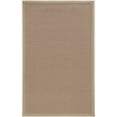 thumbnail image 3 of Contemporary Home Living 1.75' x 2.75' Tufted Solid Bordered Area Throw Rug - Tan and Beige, 3 of 5