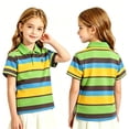 thumbnail image 3 of Kids' Athletic Polo Shirt Quick Dry Campus Uniform Shirt Sportswear Collared Clothing, 3 of 3
