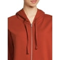 thumbnail image 6 of Time and Tru Women's Full Zip Fleece Jacket with Pockets, Sizes XS-XXXL, 6 of 6