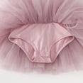 thumbnail image 5 of Bainana Child Girls Dress Ballet With Mesh Skirt And Back Rhinestone Detail Short Sleeve Tutu Leotard For Dance Performance Little Kids Cute Fashion Modern Fit Dresses Pink1 Size 5-6 Years, 5 of 8