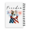 thumbnail image 2 of Freedom Manx on Independence Day 4th of July Spiral Bound Journal Cat Lover Kitten Owner Gifts 5x7in Spiral Notebook - 01005, 2 of 5