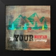 thumbnail image 2 of Longfellow Designs 12x12 Black Modern Framed Museum Art Print Titled - Your Mountain, 2 of 5