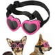 thumbnail image 1 of RV (Rosa) Gafas para perros a prueba de viento, elasticidad ajustable Gafas para perros Gafas de sol para perros de tamaño pequeño Protección solar Gafas para mascotas a prueba de polvo Rojo Verde, 1 of 5