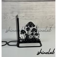 thumbnail image 3 of Shinelab Personalized Mushroom Metal Bookend Unique Custom Decor Name Bookend, Nature Table Bookshelf 5423, 3 of 3